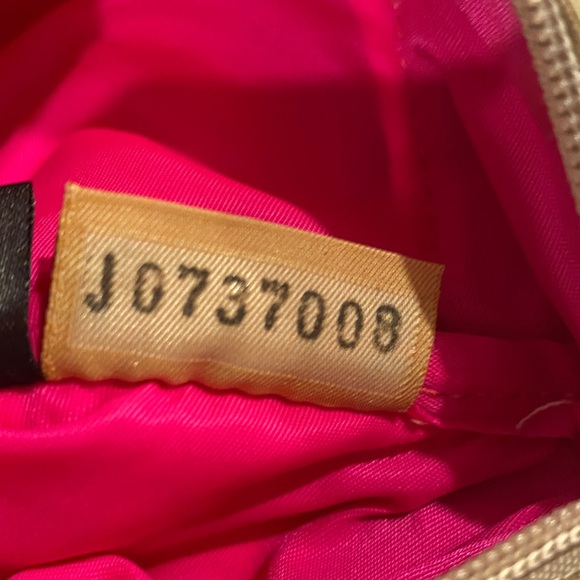 Dooney & Bourke North South Graffiti Logo Beige & White Triple Compartment Bag - Picture 10 of 15